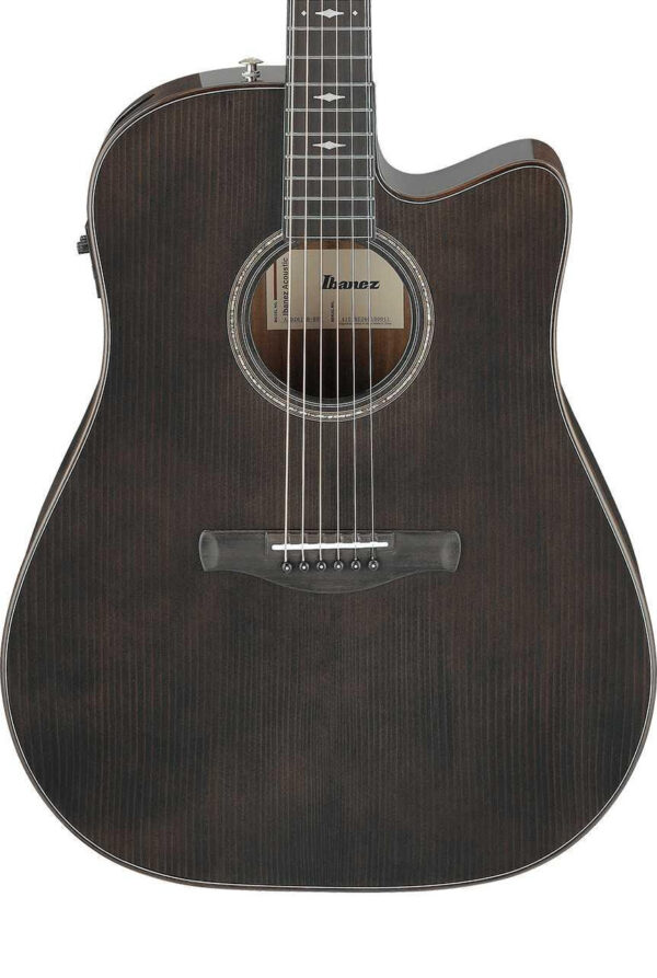 Ibanez AAD361CE-TKR Advanced Electro Acoustic Guitar in Transparent Black Sunburst - Image 1