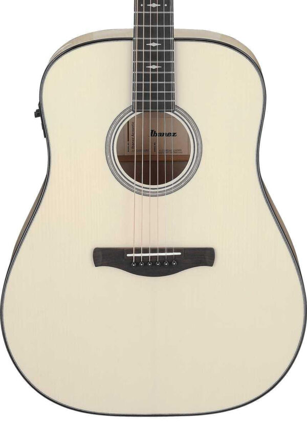Ibanez AAD371E-ATW Advanced Electro Acoustic Guitar in Antique White - Image 1