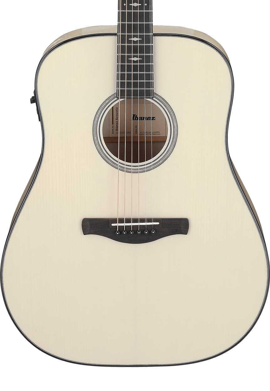 Ibanez AAD371E-ATW Advanced Electro Acoustic Guitar in Antique White - Image 1