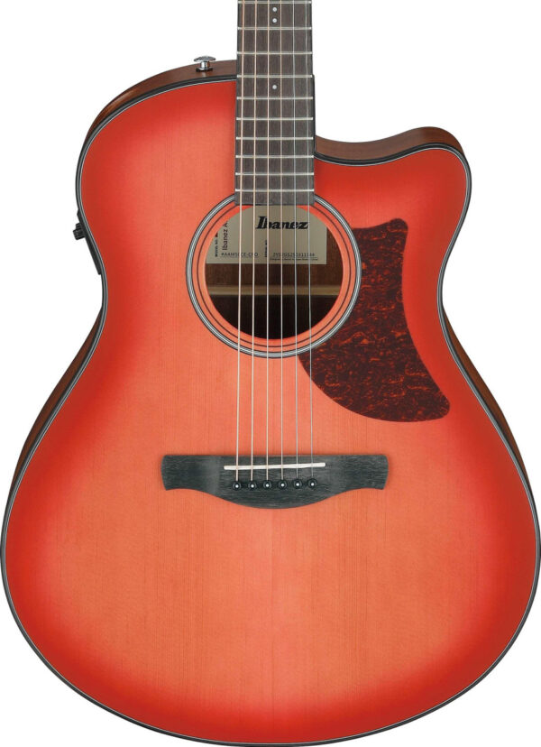 Ibanez AAM50CE-CRO Advanced Electro Acoustic in Coral Red Burst Open Pore - Image 1