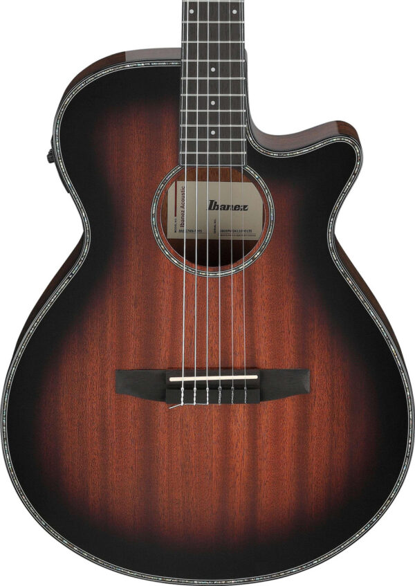 Ibanez AEG74N-MHS AEG Series Electro Acoustic Guitar in Mahogany Sunburst High Gloss - Image 1