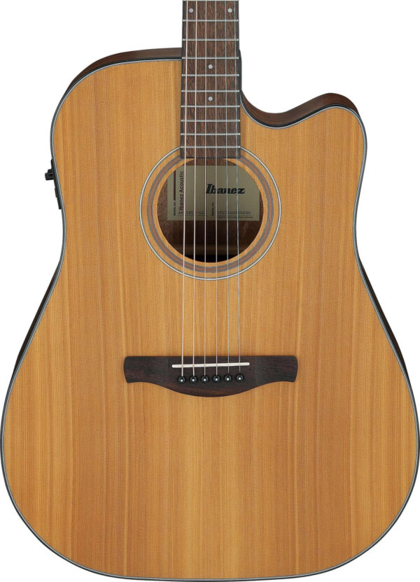 Ibanez AW65ECE-LG Electro Acoustic Guitar in Low Gloss Natural - Image 1