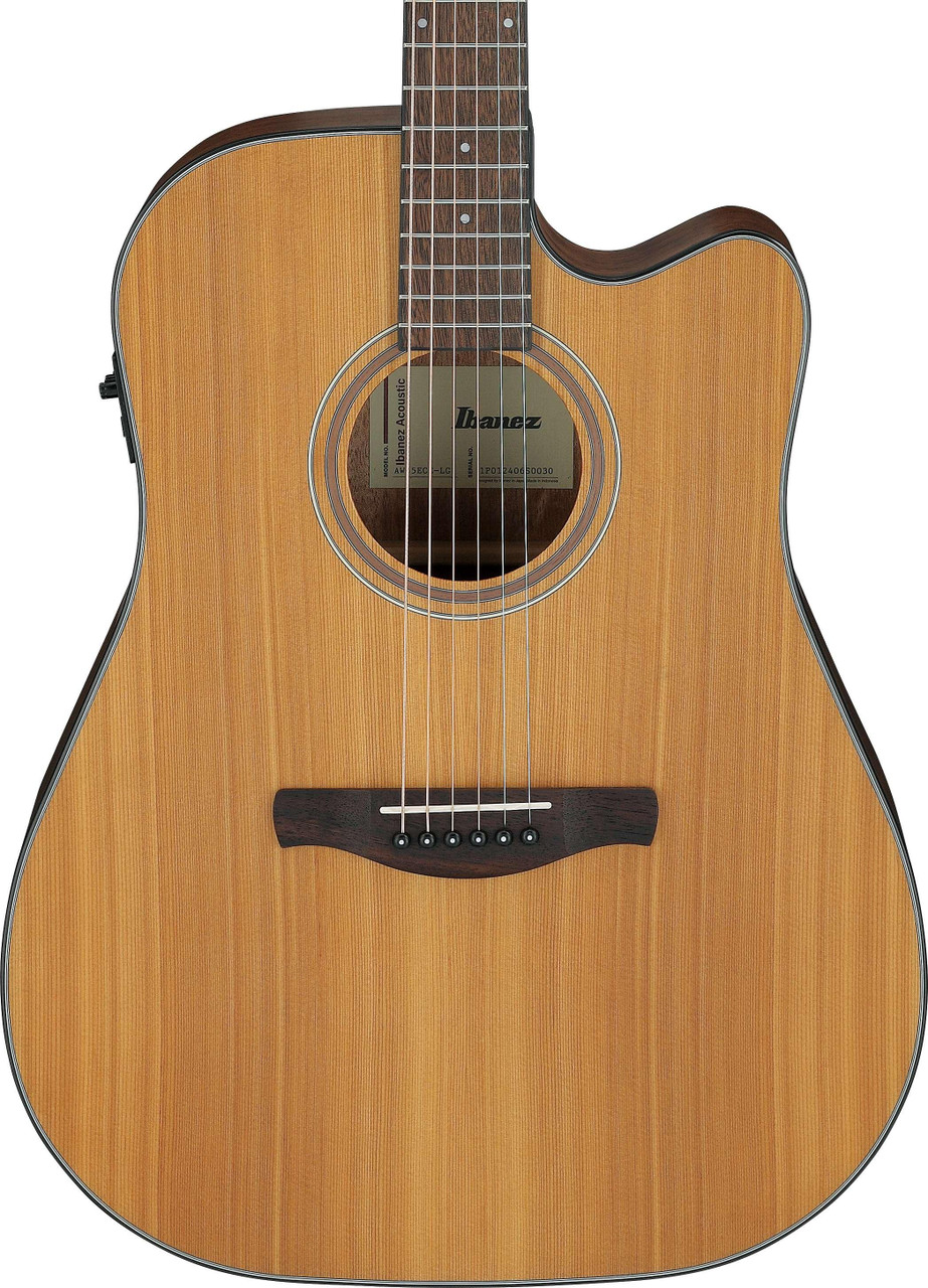 Ibanez AW65ECE-LG Electro Acoustic Guitar in Low Gloss Natural - Image 1