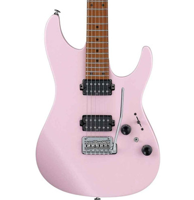 Ibanez AZ2402-PKF Prestige AZ Electric Guitar in Pink Flat - Image 2