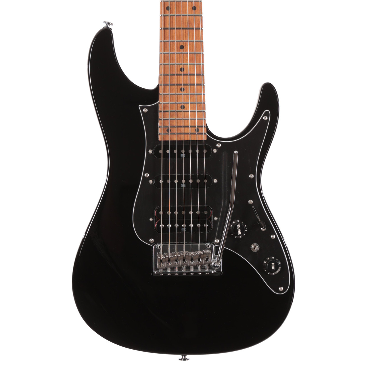 Ibanez AZ24047BK AZ Prestige 7 String Electric Guitar in Black - Image 1