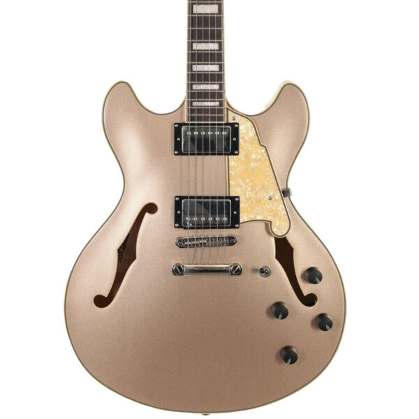B Stock : D’Angelico Premier DC Semi-Hollow Electric Guitar in Desert Gold - 001 - Image 1