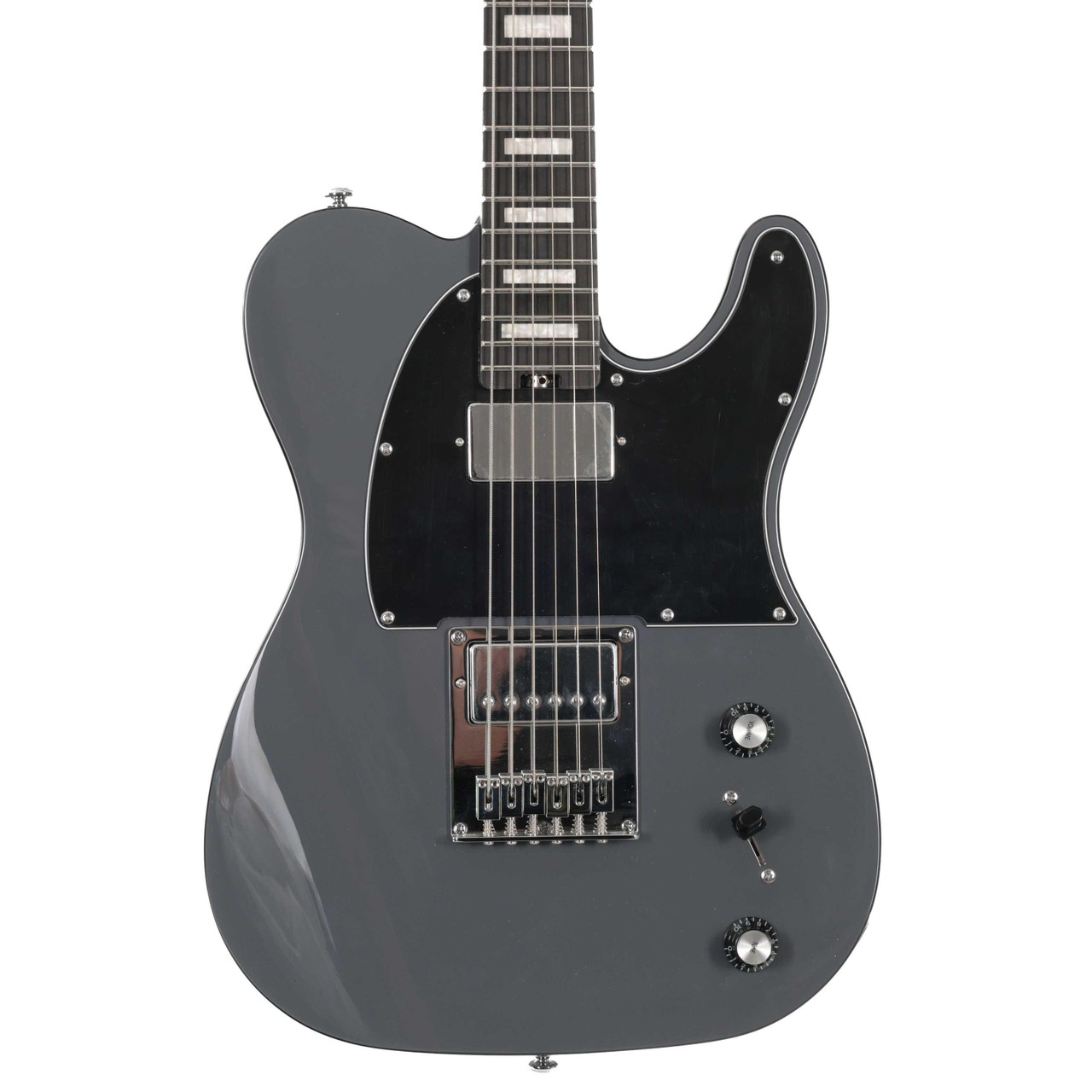 B Stock : Schecter PT EX Baritone Electric Guitar in Dorian Gray - 005 - Image 1