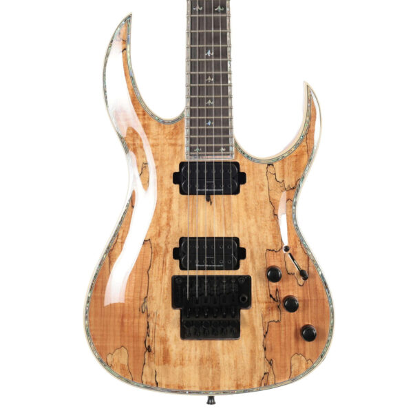 B Stock : BC Rich Prophecy Series Shredzilla Exotic Archtop Electric Guitar with Floyd Rose in Spalted Maple - 001 - Image 1