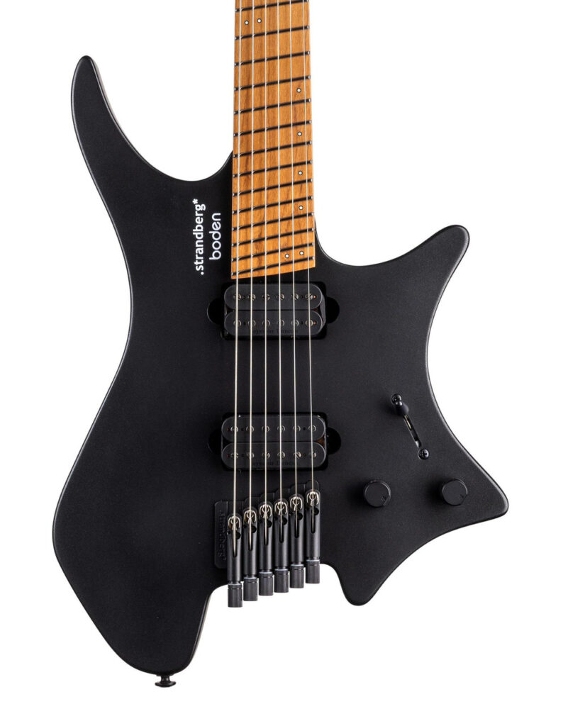 B Stock : Strandberg Boden Standard N2 6-String Electric Guitar in Black Satin Metallic - 001
