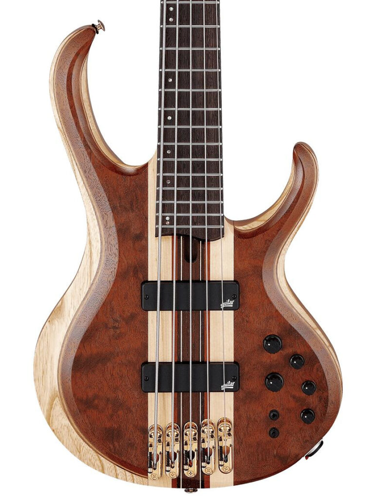 Ibanez BTB1835-NDL Premium BTB 5-String Bass Guitar in Natural Shadow Low Gloss