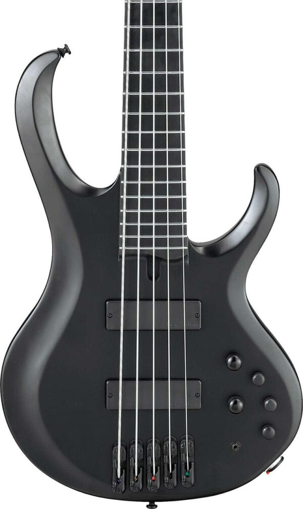 Ibanez BTB625EX-BKF BTB 5-String Bass Guitar in Black Flat - Image 1