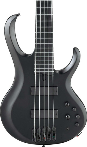 Ibanez BTB625EX-BKF BTB 5-String Bass Guitar in Black Flat - Image 2