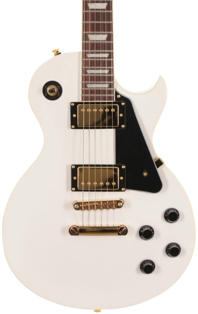 B Stock : EastCoast L1 Electric Guitar in White Rosewood Fretboard and Gold Hardware - 008