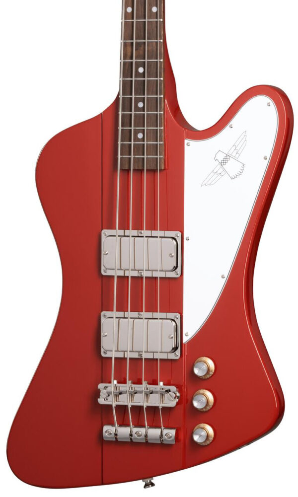 Epiphone Thunderbird '64 Bass Guitar in Ember Red, Pau Ferro Fingerboard - Image 1
