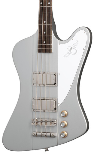 Epiphone Thunderbird '64 Bass Guitar in Silver Mist, Pau Ferro Fingerboard - Image 2