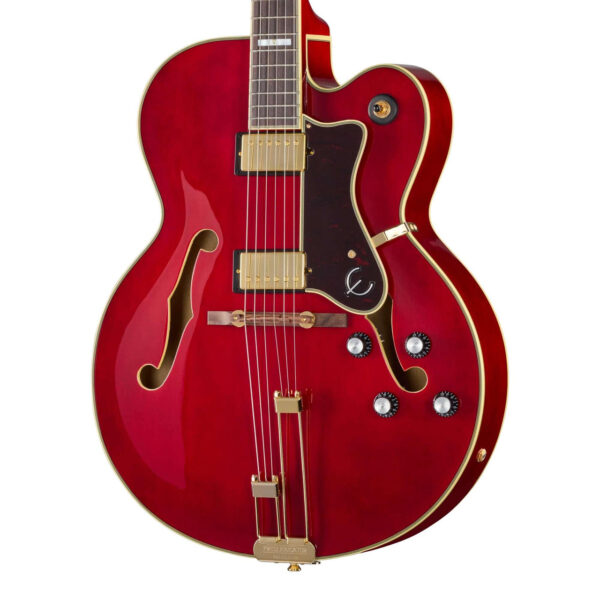 Epiphone Original Broadway Hollow Body Electric Guitar in Wine Red - Image 1