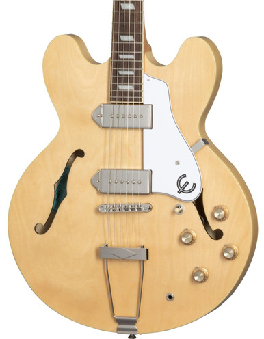 Epiphone Original Casino Hollow Body Electric Guitar in Natural, Indian Laurel Fingerboard - Image 2