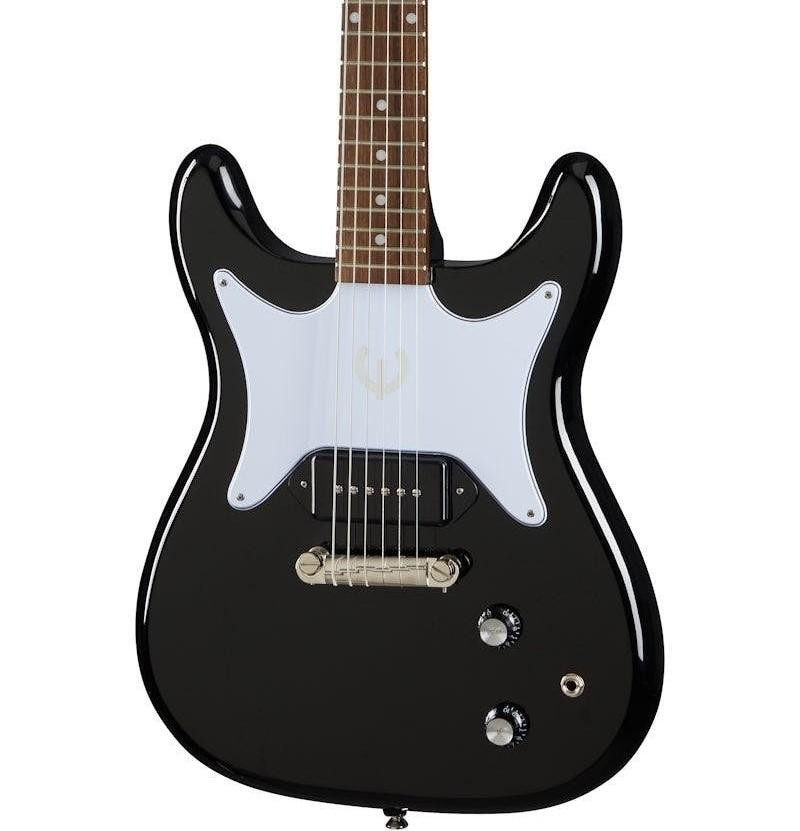 Epiphone Original Coronet Electric Guitar in Ebony, Indian Laurel Fingerboard