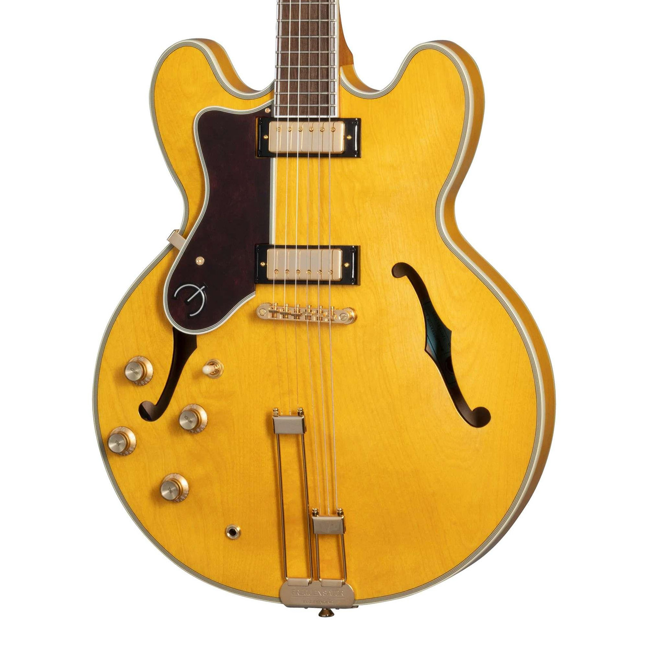 Epiphone Original Sheraton Semi-Hollow Left Handed Electric Guitar in Natural - Image 1