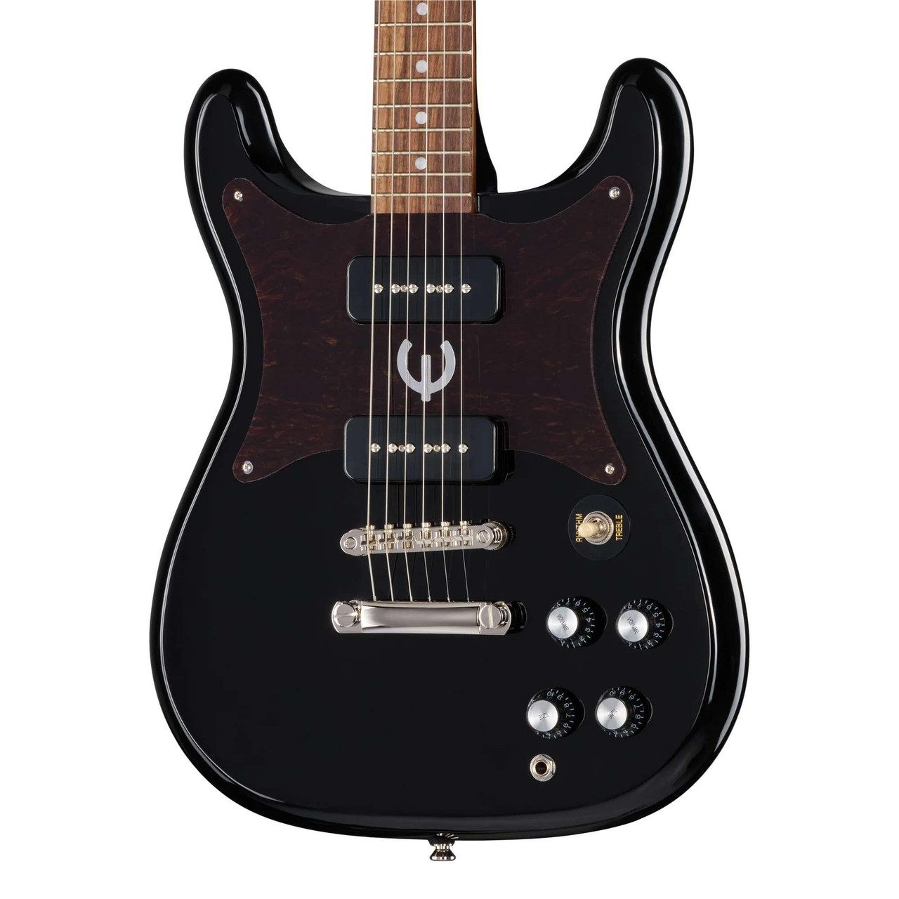 Epiphone Original Wilshire P-90 Electric Guitar in Ebony - Image 1