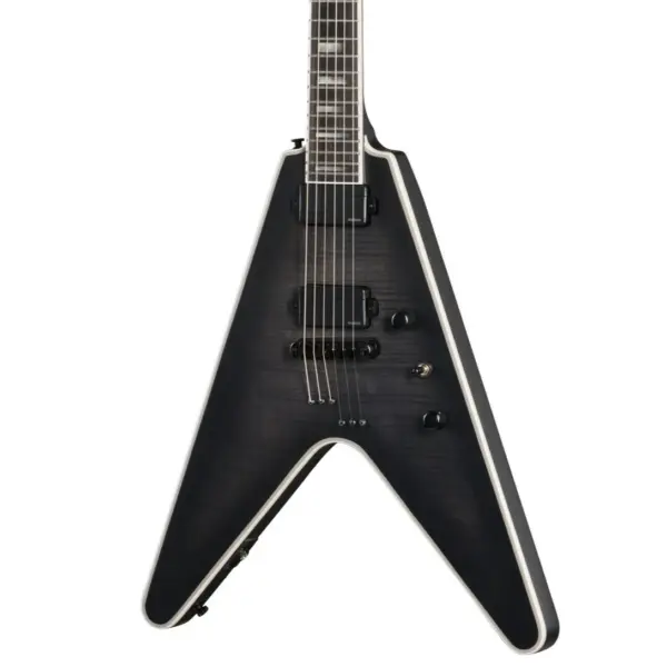Epiphone Prophecy Flying V Electric Guitar in Obsidian Storm - Image 1