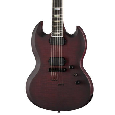 Epiphone Prophecy SG Electric Guitar in Crimson Fog - Image 2