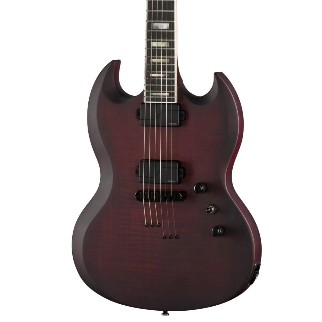 Epiphone Prophecy SG Electric Guitar in Crimson Fog