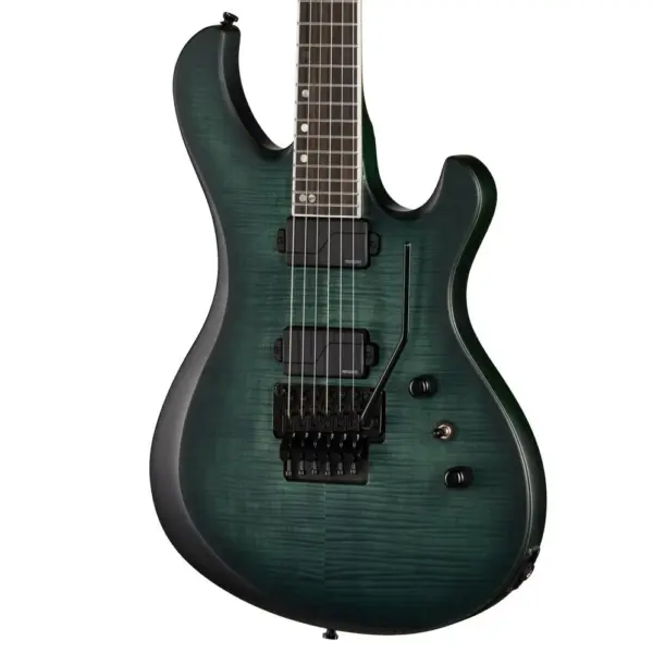 Epiphone Prophecy Victory FR Electric Guitar in Aqua Smoke - Image 1