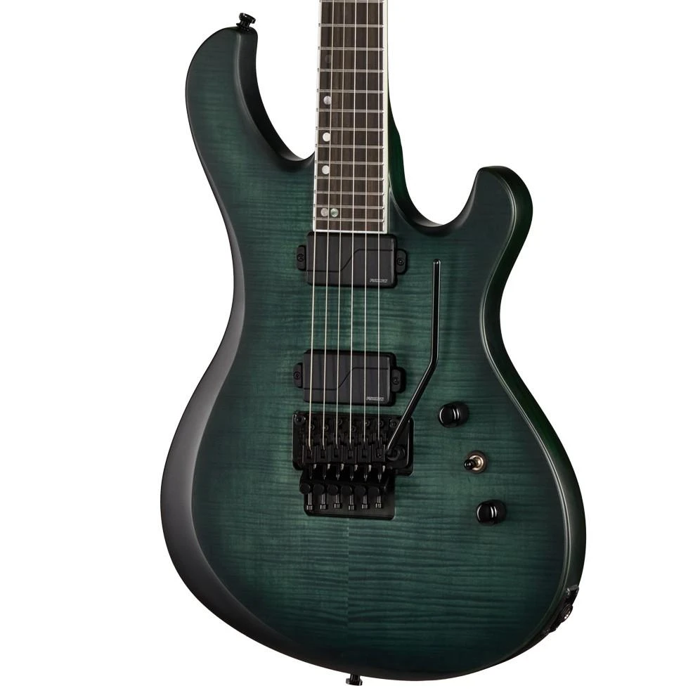 Epiphone Prophecy Victory FR Electric Guitar in Aqua Smoke