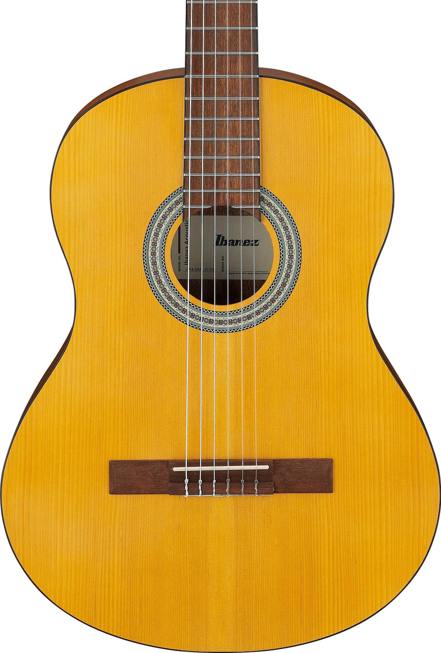 Ibanez GA3-OAM GA Series Classical Guitar in Open Pore Amber - Image 1