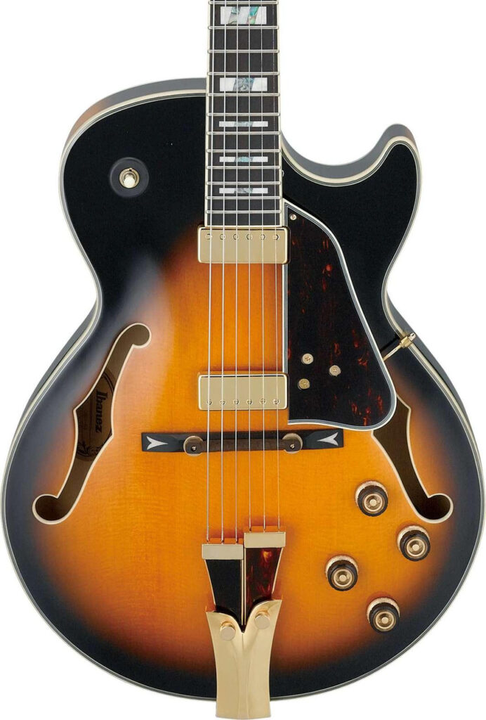 Ibanez GB10SE-BS George Benson Signature GB Special Hollow-Body Electric Guitar in Brown Sunburst