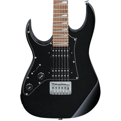 Ibanez GRGM21L-BKN Mikro Left Handed Electric Guitar in Black Night - Image 2