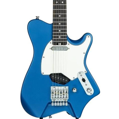 Hils HNT1R Electric Guitar in Satin Metallic Ocean Blue - Image 2