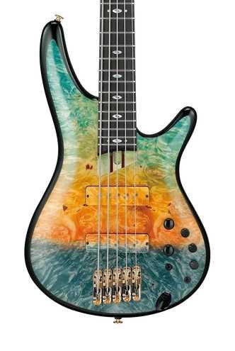 Ibanez JCSR2025-SSC J Custom 5-String Bass Guitar in Sunset Coast - Image 2