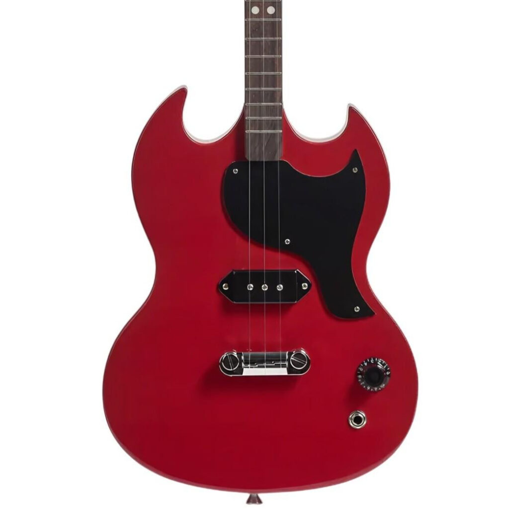 Gisbon x Loog SG Electric Guitar in Cardinal Red