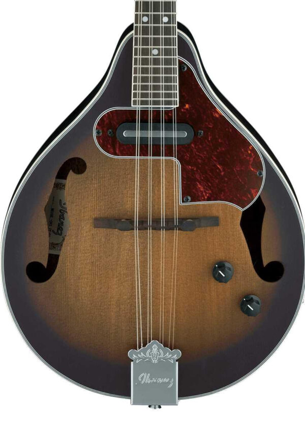 Ibanez M510E A-Style Electro Acoustic Mandolin in Open Pore Vintage Sunburst - Image 1
