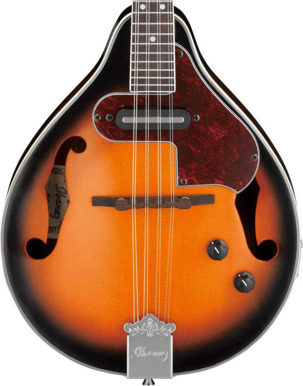 Ibanez M510E-BS Electro Acoustic Mandolin in Brown Sunburst - Image 1