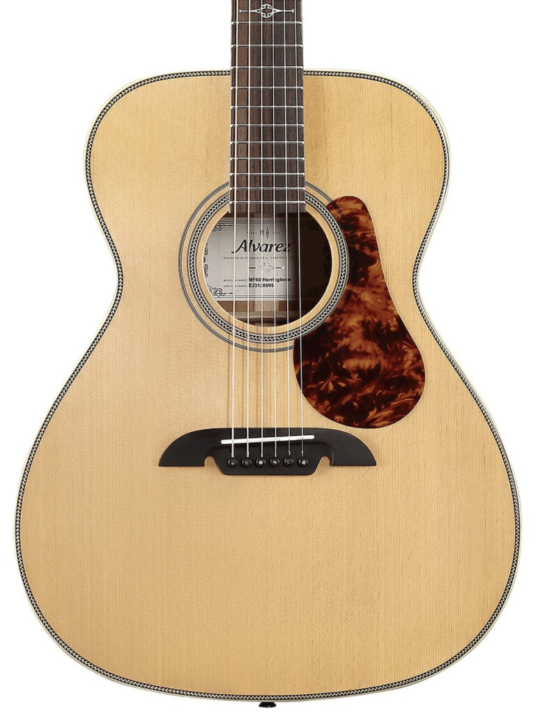 Alvarez Masterworks MF60E Folk OM Electro Acoustic in Natural