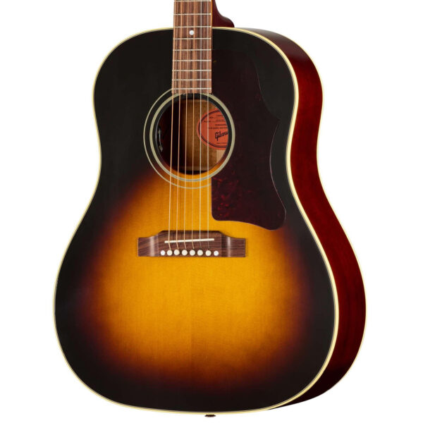 Gibson J-45 60s Original Fixed Bridge Electro Acoustic Guitar with Baggs HiFi DNA in Vintage Sunburst - Image 1