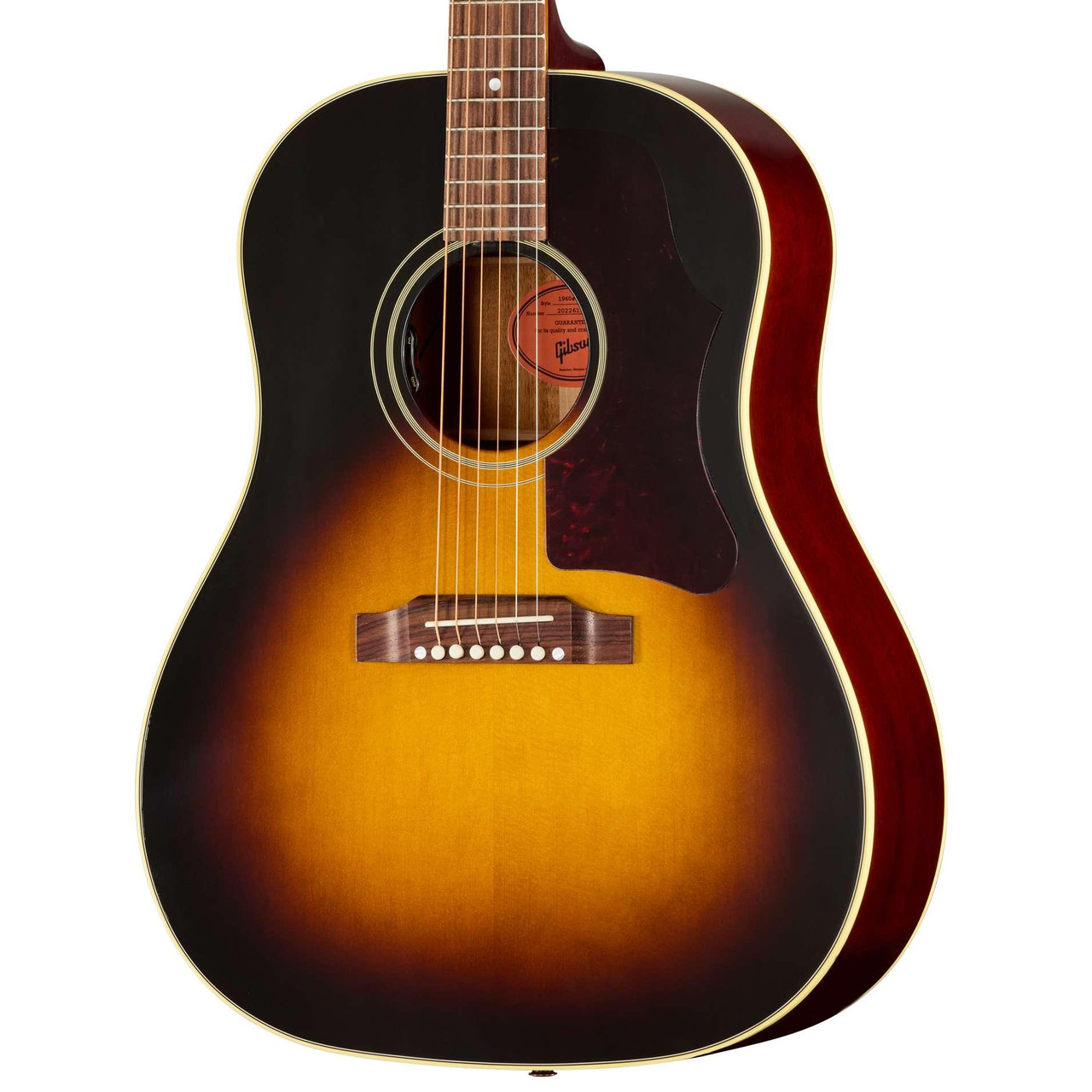 Gibson J-45 60s Original Fixed Bridge Electro Acoustic Guitar with Baggs HiFi DNA in Vintage Sunburst - Image 1