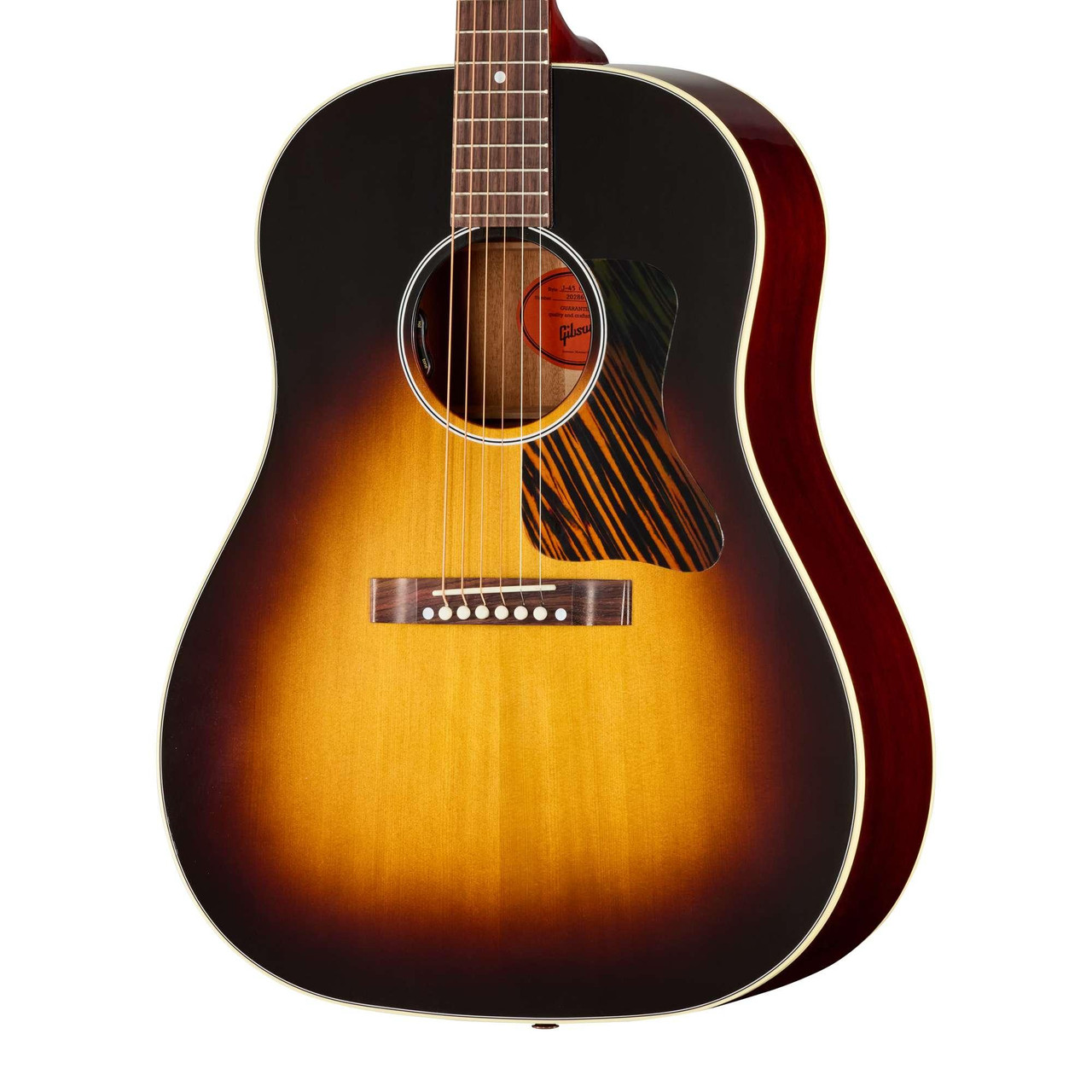Gibson J-45 Original Electro Acoustic Guitar with Baggs HiFi DNA in Vintage Sunburst - Image 1