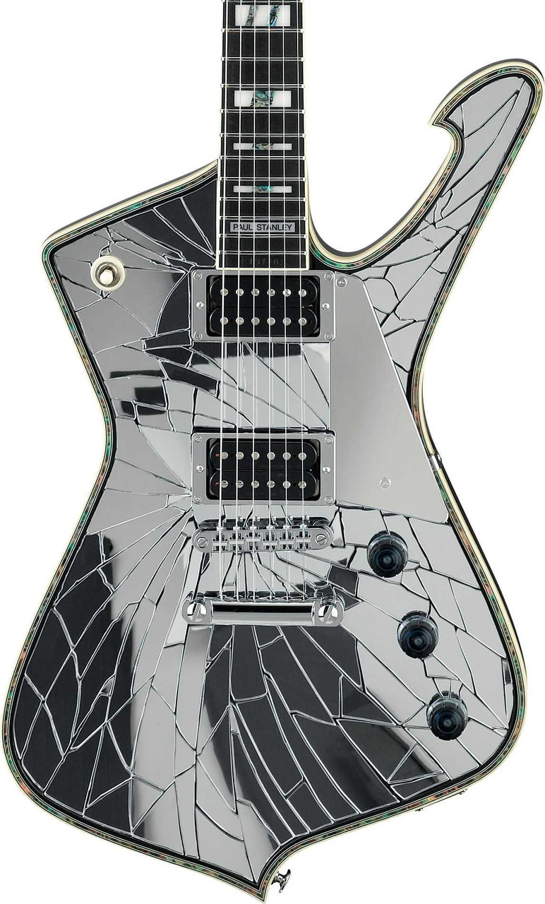 Ibanez PS1CM Paul Stanley Signature Electric Guitar in Cracked Mirror - Image 1