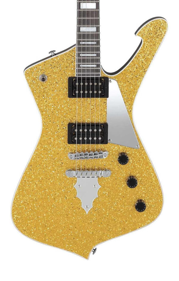 Ibanez Paul Stanley Signature Electric Guitar in Gold Sparkle Electric Guitar - Image 1