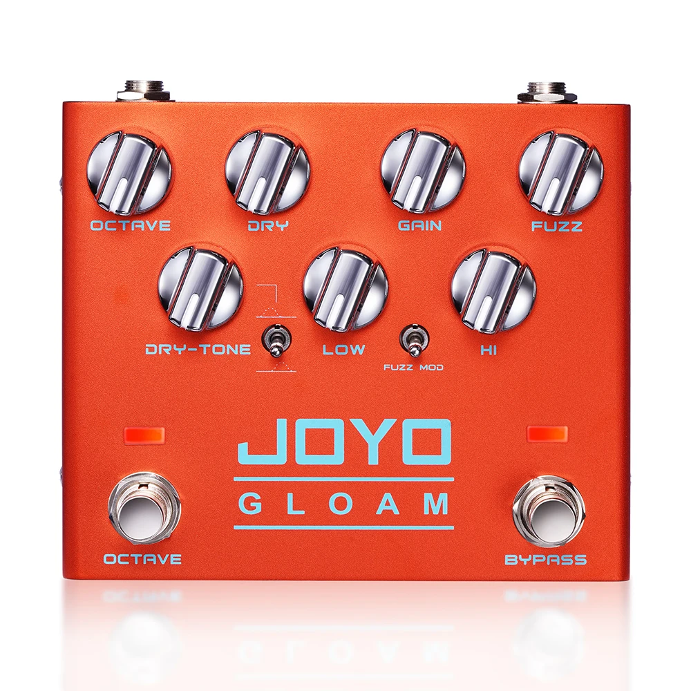 JOYO R-29 GLOAM Octave Fuzz Guitar Pedal 2 Fuzz modes 2 Different Frequency Effect with Dry/Wet Mix Control for Unique Bass Tone