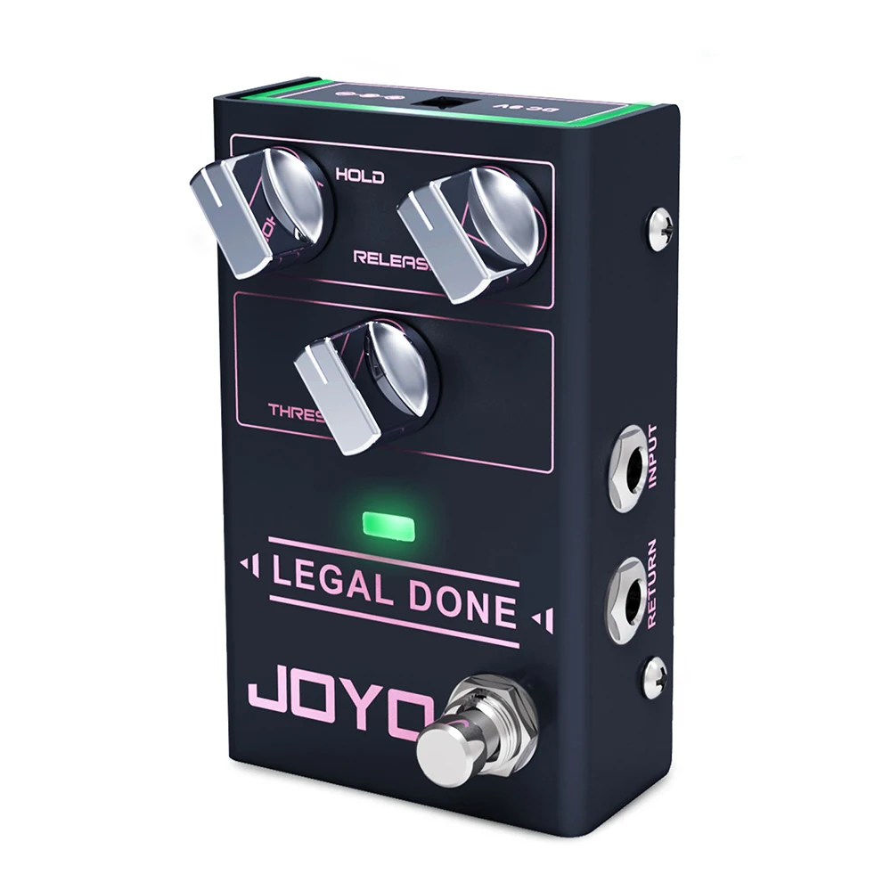 JOYO R-23 LEGAL DONE Noise Gate Guitar Effect Pedal 2/4 Cable Mode Noise Reduction Pedal for Electric Guitar