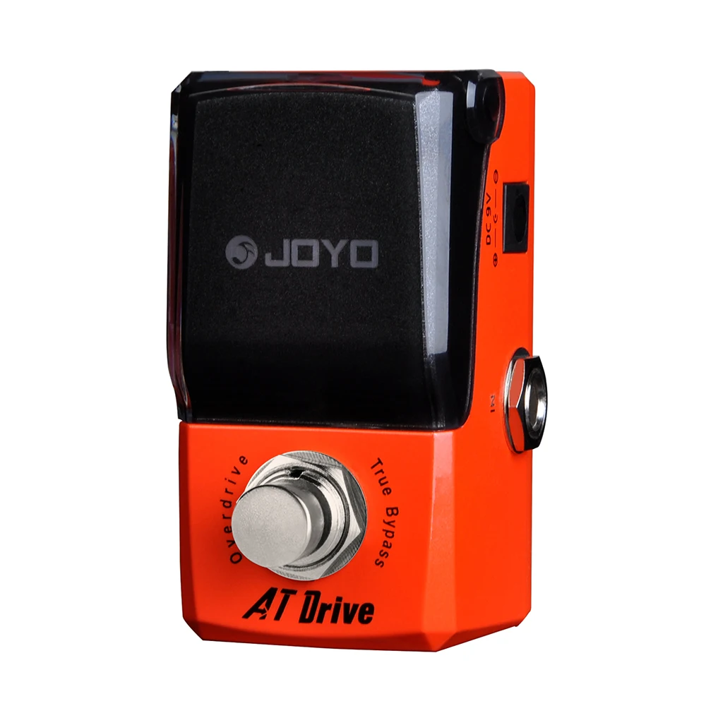 JOYO JF-305 AT DRIVE Bluesy Creamy Overdrive Guitar Pedal with Built-in Compression and ±12dB Active Low/High EQ