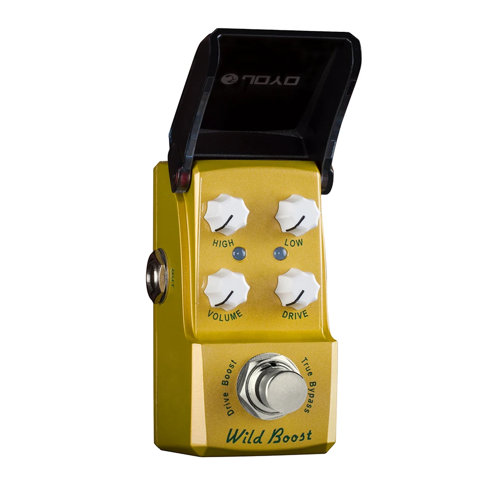 JOYO JF-302 WILD BOOST Boost Guitar Pedal with ±12dB Active Low & High EQ and Volume & Drive Adjustment for Wild Exciter Tone