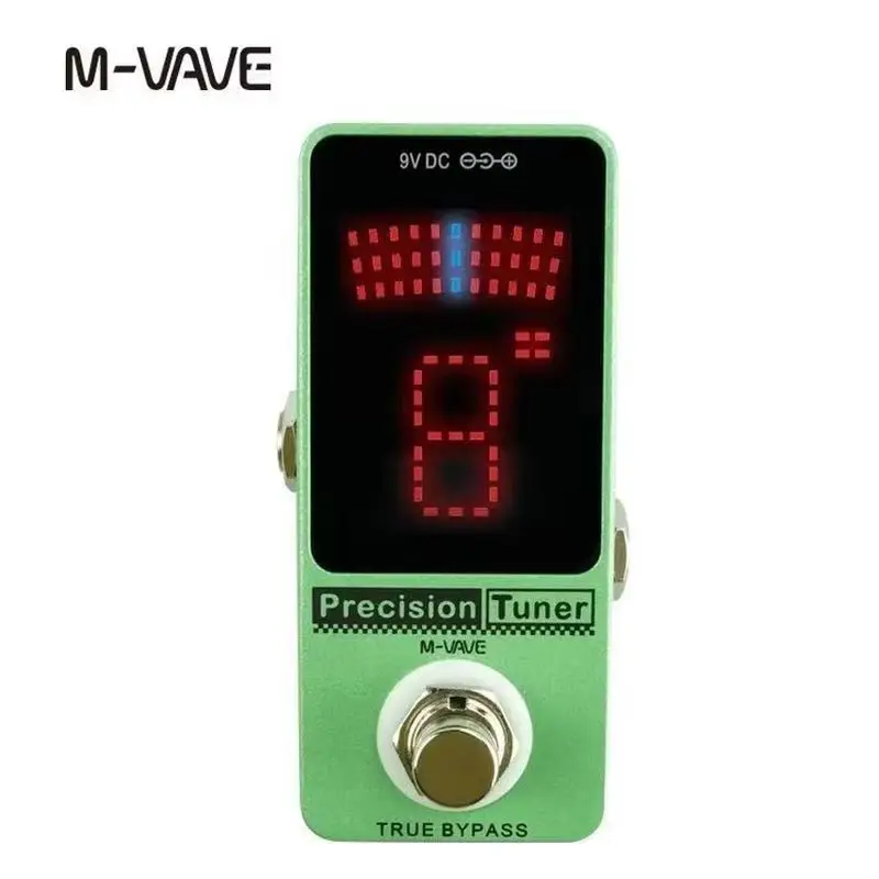 M Vave Precision Tuner Pedal True Bypass Chromatic Tuner For Electric Guitar Bass Violin String Instrument