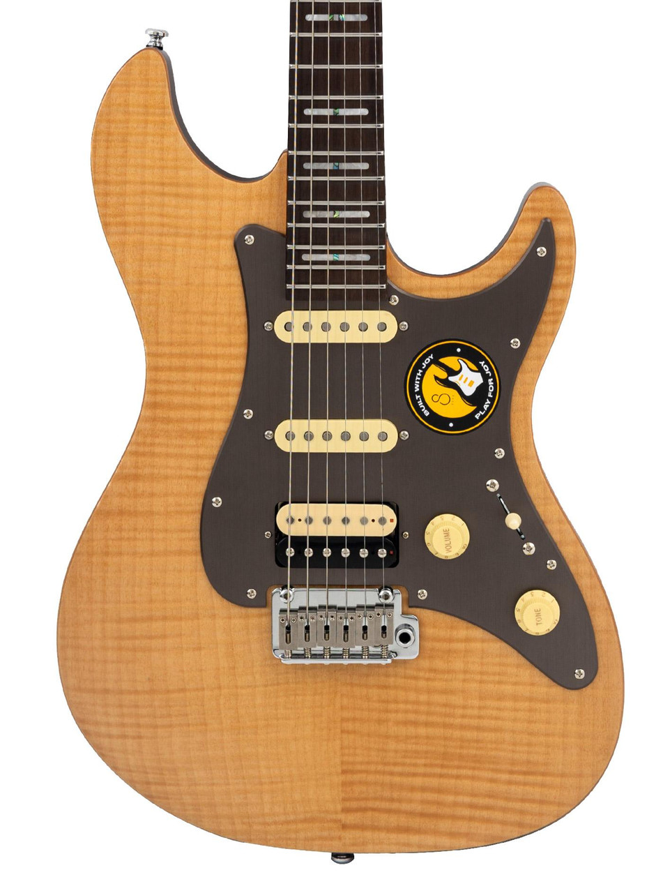 Sire Larry Carlton S7 FM New Gen Electric Guitar in Natural Rosewood Board - Image 1