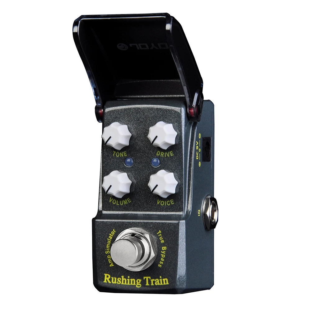 JOYO JF-306 RUSHING TRAIN Amp Simulator Pedal with Classic Clean Sound True Bypass Low Loss Guitar Effect Pedal
